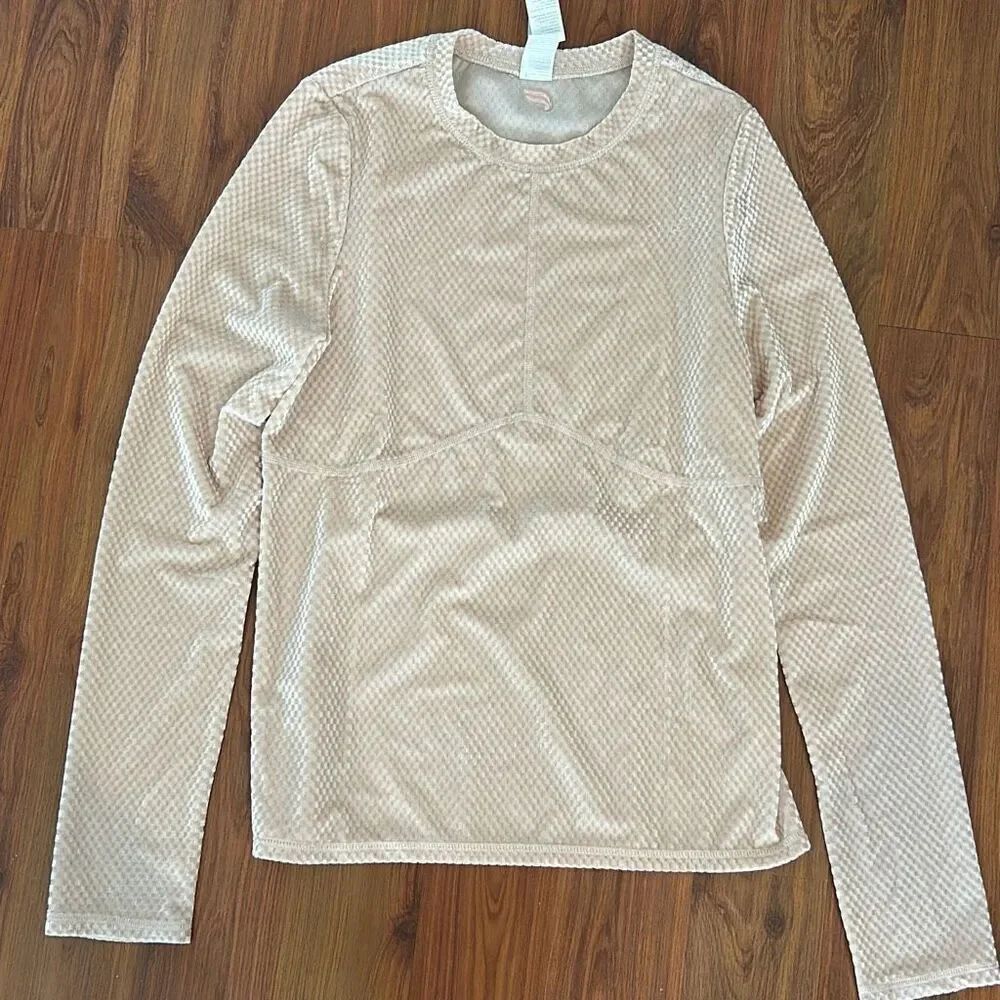 Fabletics blush pink Valore long sleeve top size M